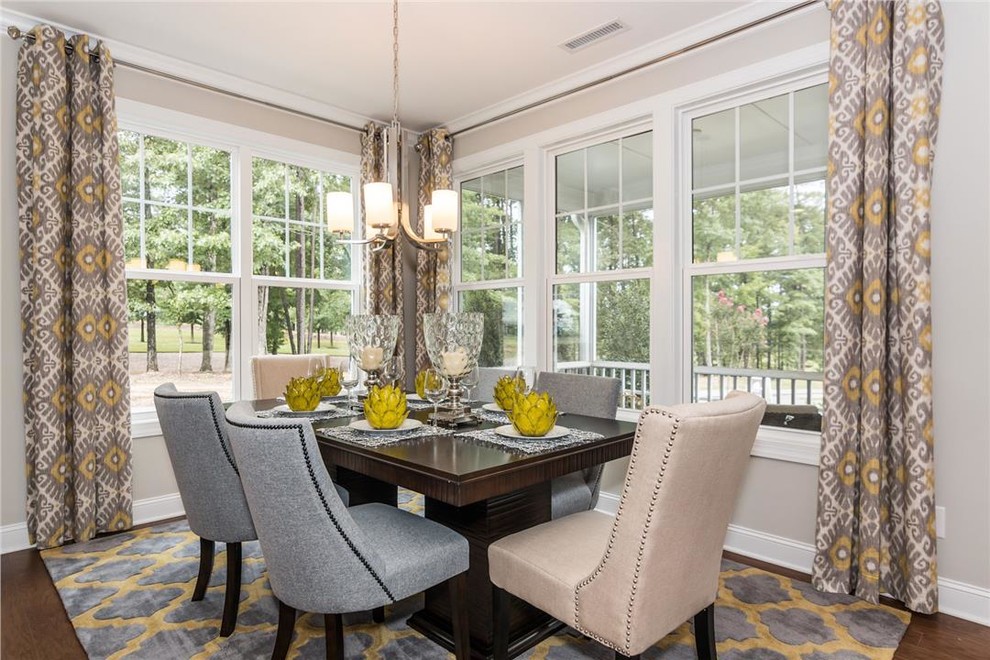 Inspiration for a timeless dining room remodel in Raleigh