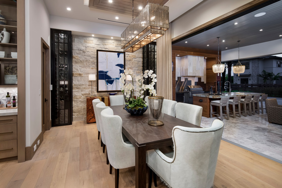 Mallet Hill Wellington Lot 3 Transitional Dining Room Miami by