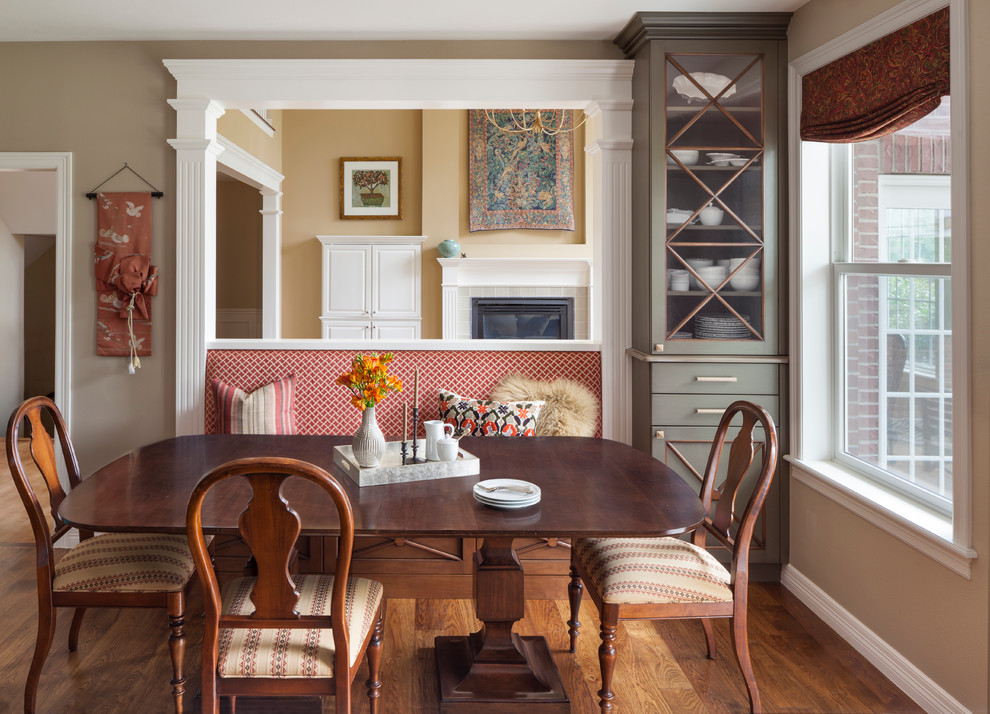 Design ideas for a classic dining room in Denver.