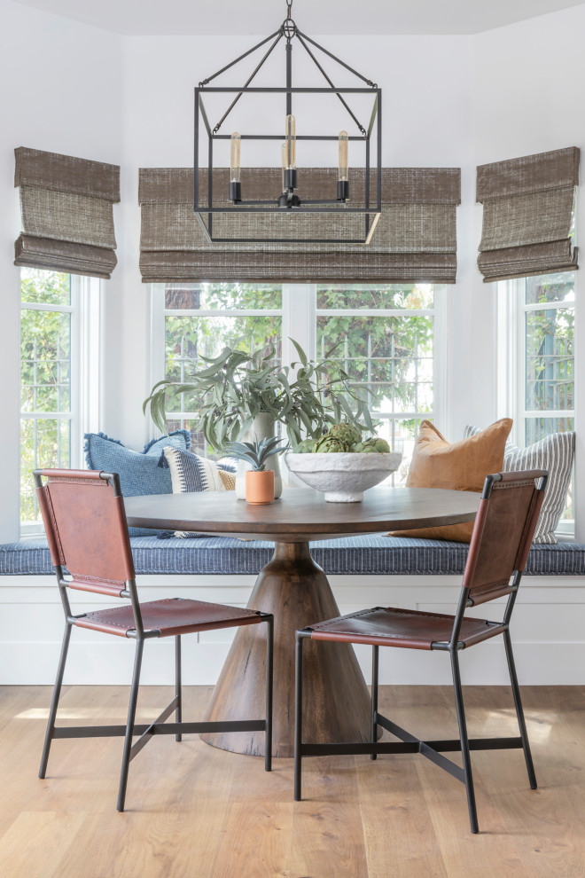 Inspiration for a coastal dining room in Los Angeles.