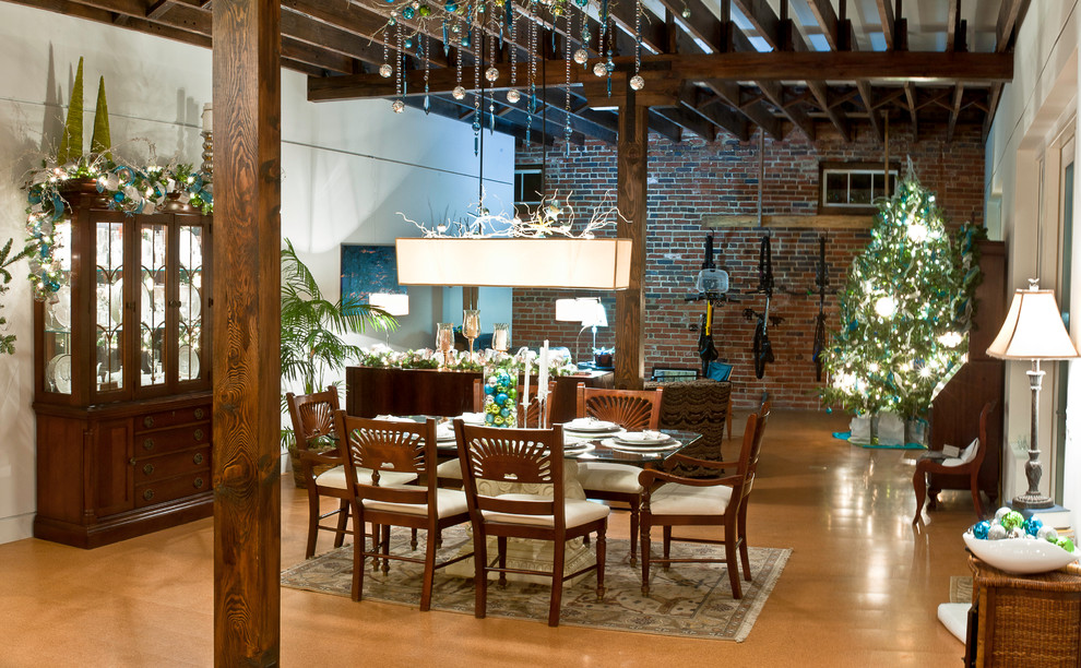 Inspiration for a modern dining room in Jacksonville.