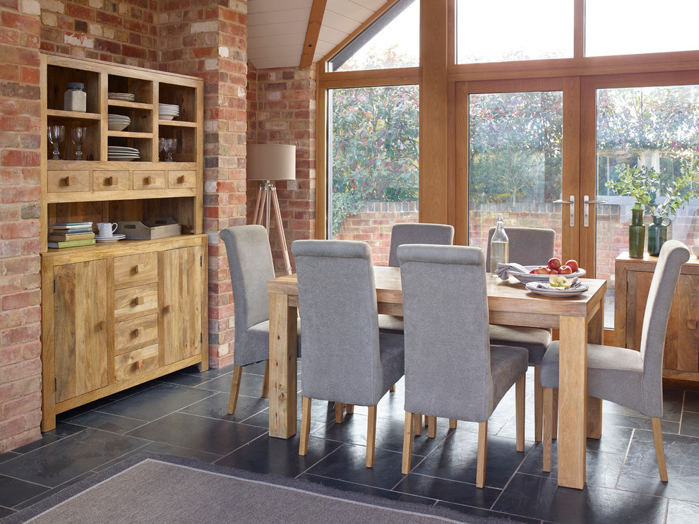 Photo of a contemporary dining room in Wiltshire.