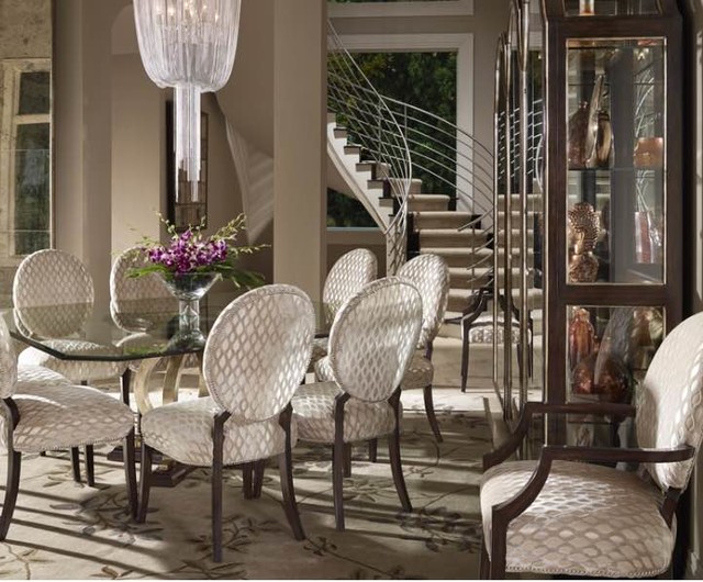 Marge Carson Furniture Contemporary Dining Room New York by