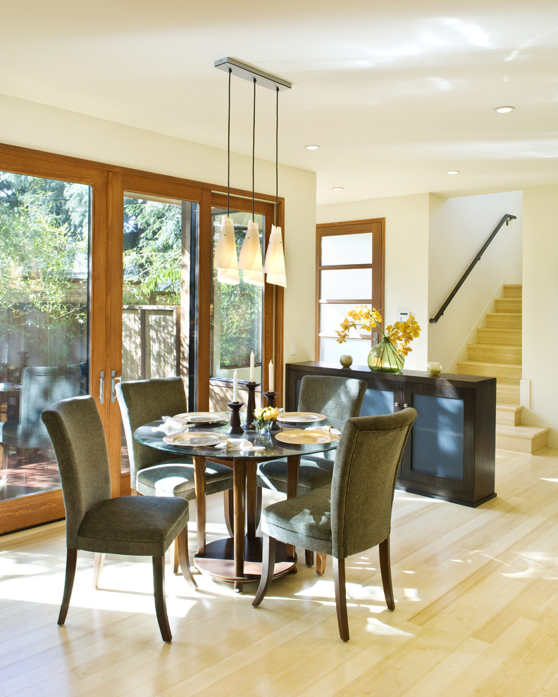 Inspiration for a contemporary dining room remodel in San Francisco