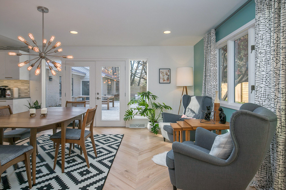 MCM Dining Room Grand Rapids by CVI Design Carly Visser Houzz
