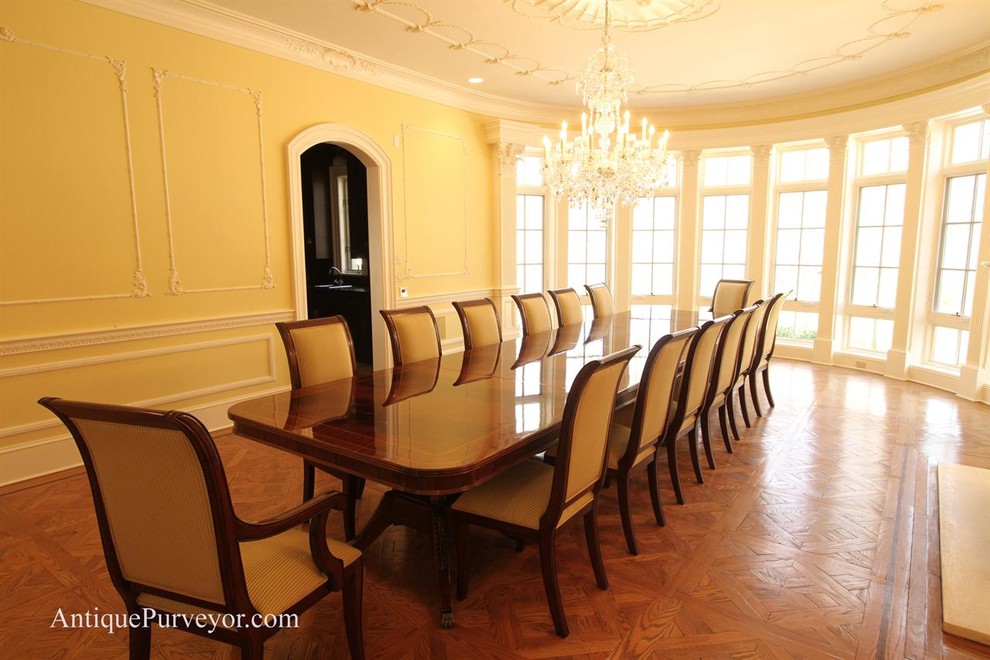 Photo of an expansive classic dining room in New York.