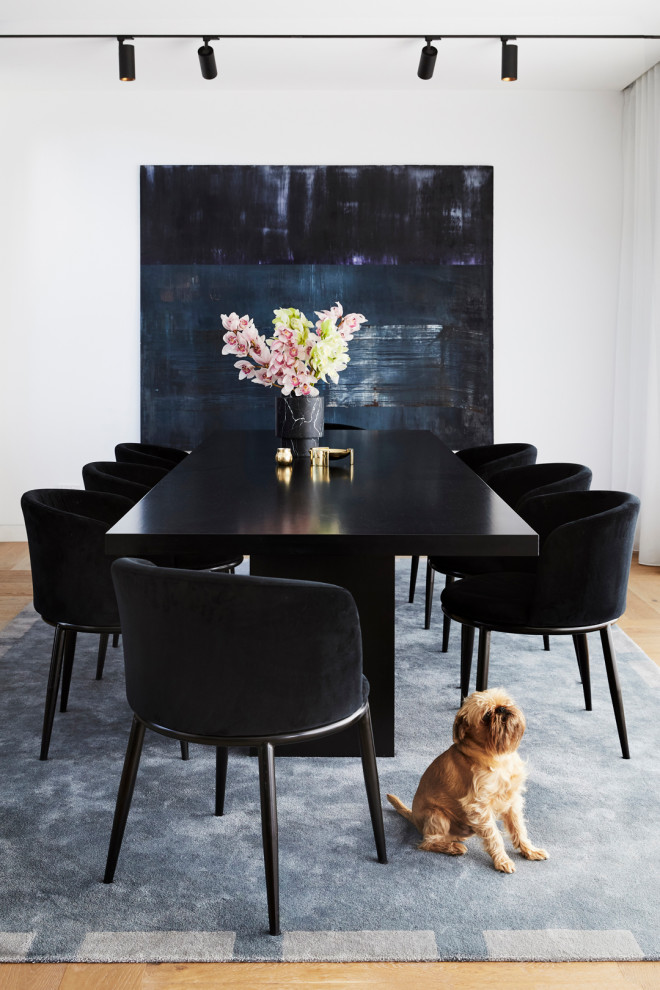Inspiration for a contemporary dining room remodel in Newcastle - Maitland