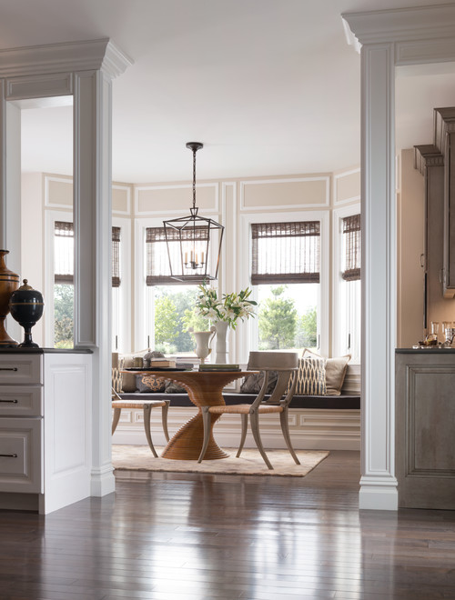 Dining Room Featuring Metrie Moulding