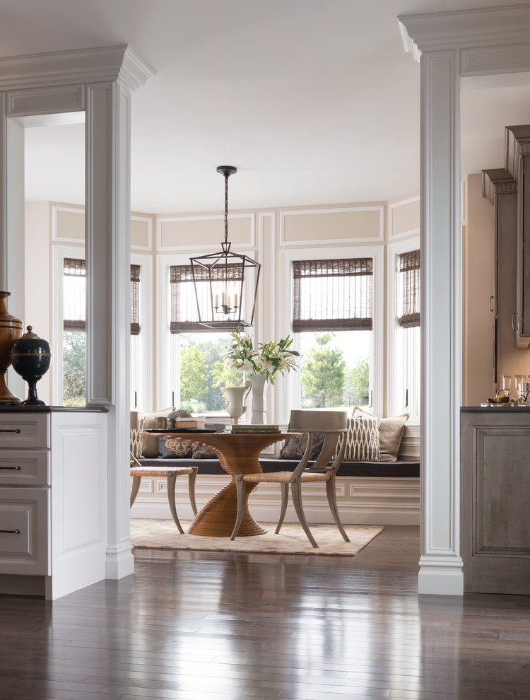 Inspiration for a timeless kitchen/dining room combo remodel in Other