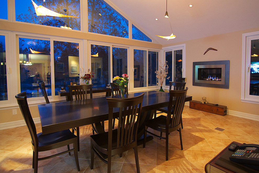 Metro Dining Table Contemporary Dining Room Toronto By Woodcraft Furniture Houzz