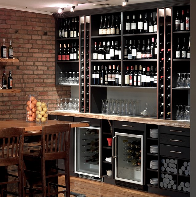 Mezze Restaurant Wine & Storage Moderne Salle à Manger Boston