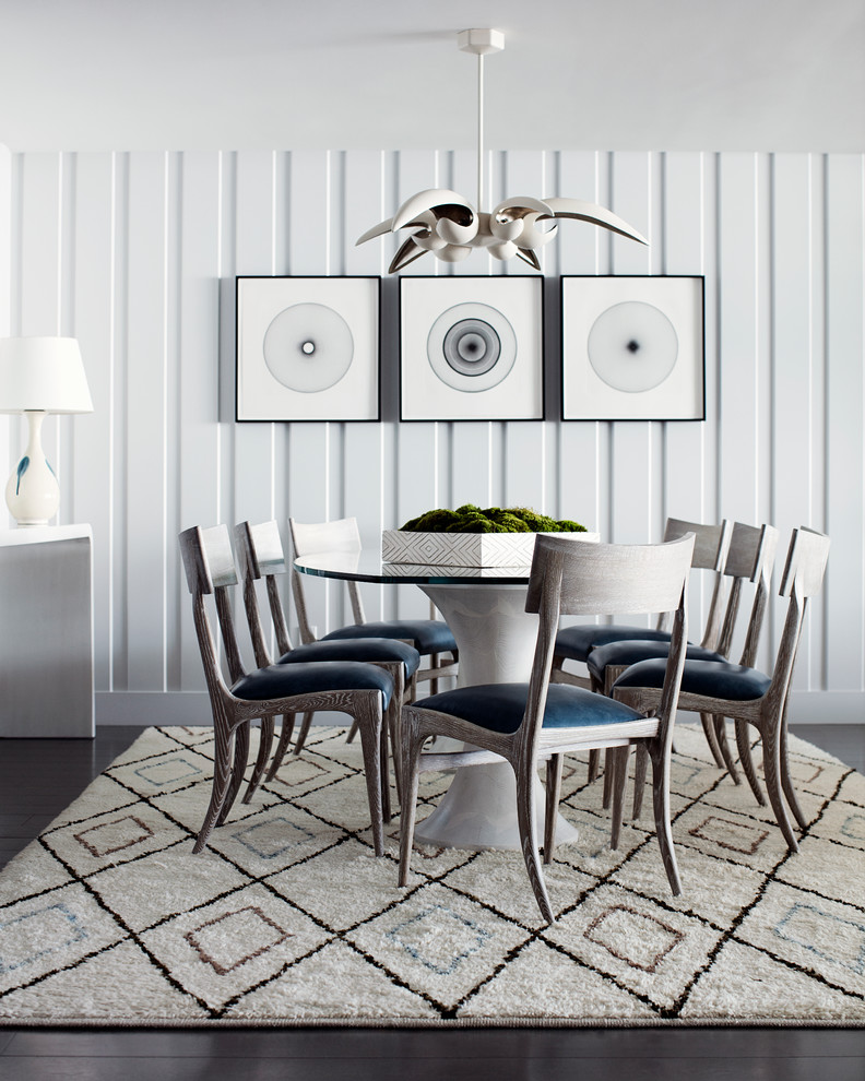 Example of a trendy dining room design in Los Angeles