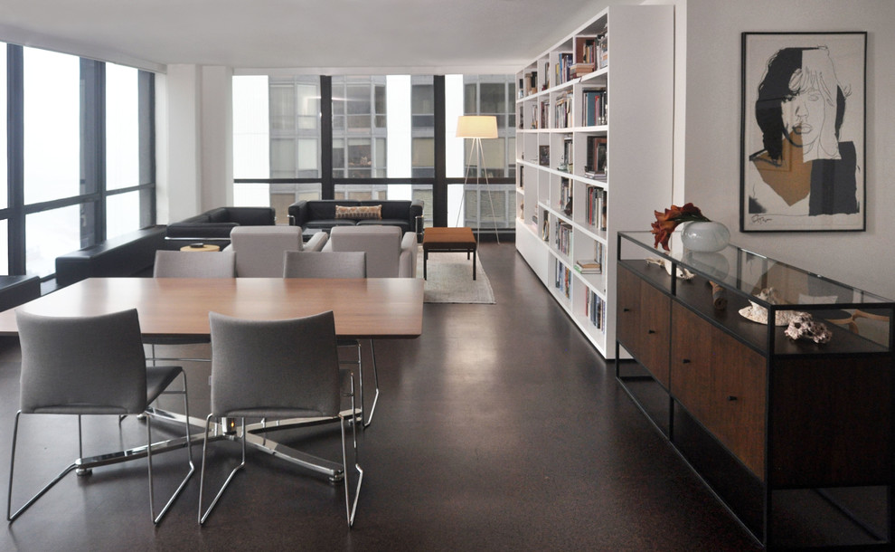 Mies van der Rohe Condo - Modern - Dining Room - Chicago - by Nicholas