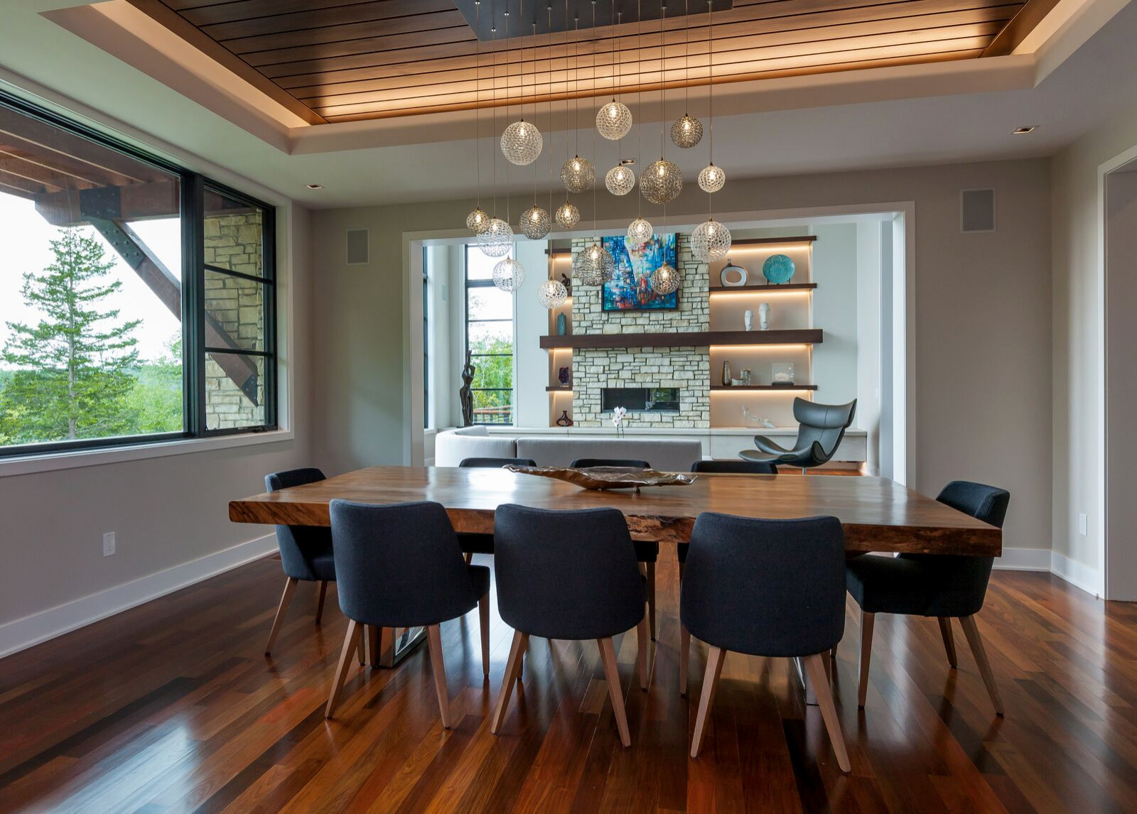 Blown glass dining room lighting deals