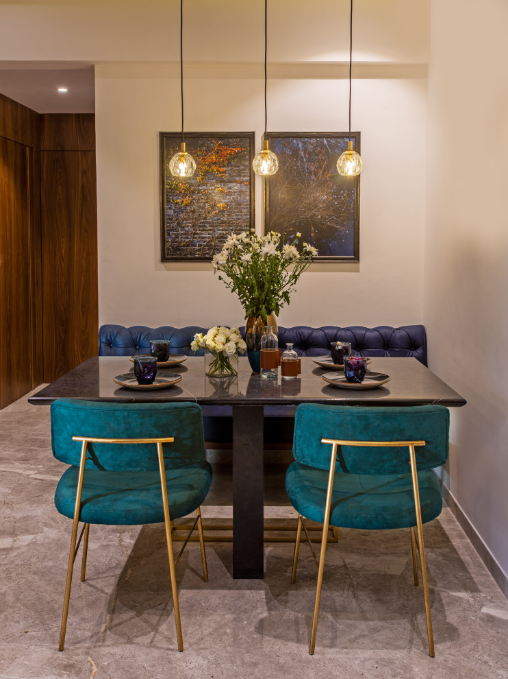 Photo of a contemporary dining room in Chennai.