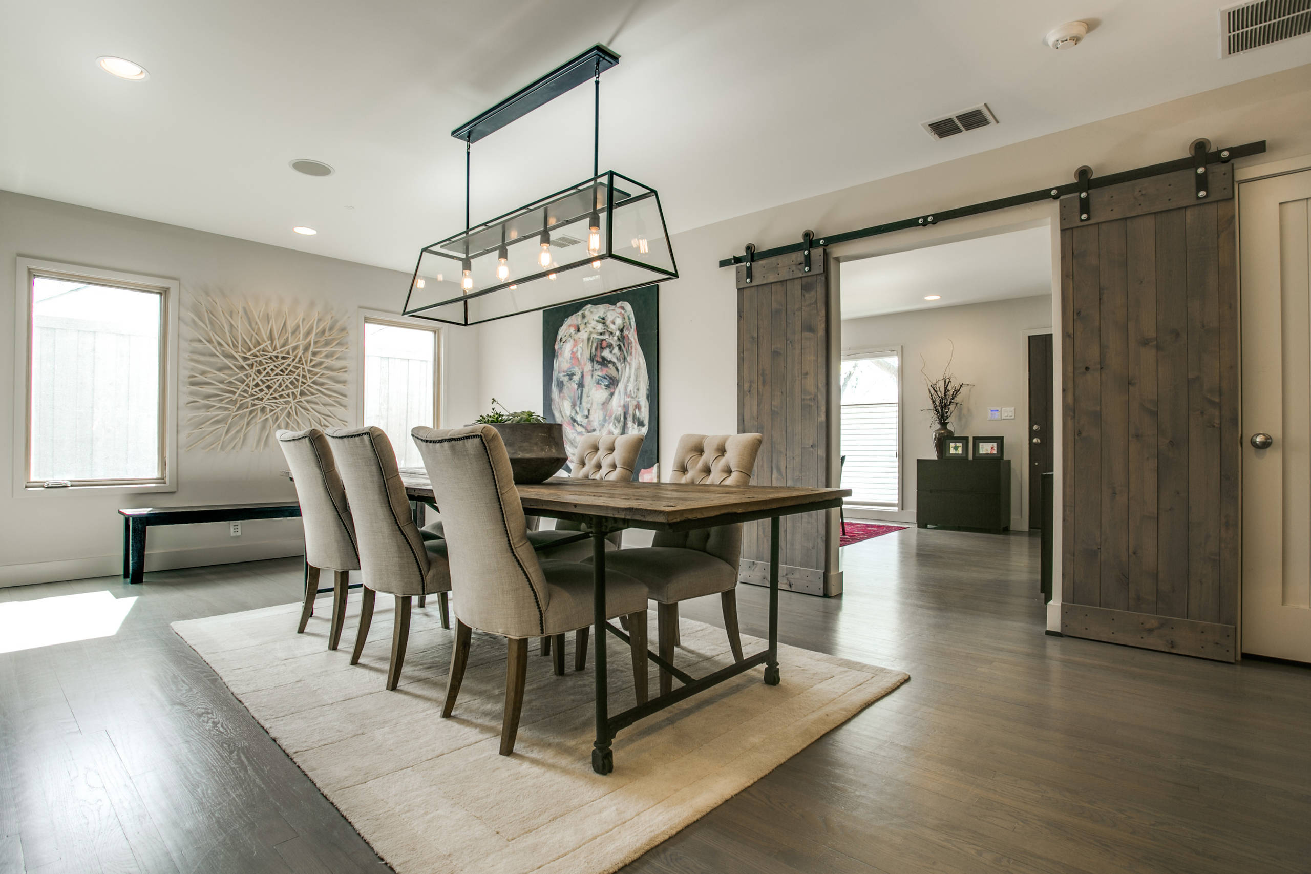 75 Farmhouse Dining Room with Gray Walls Ideas You'll Love - September,  2023 | Houzz