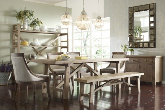 Cottage dining room photo in Charlotte