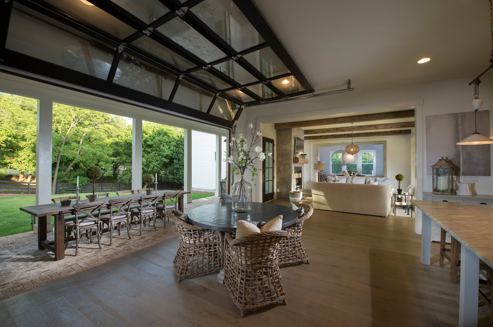 Idées déco pour une salle à manger campagne.