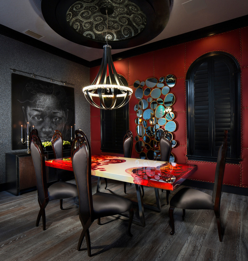 Trendy dining room photo in Orlando