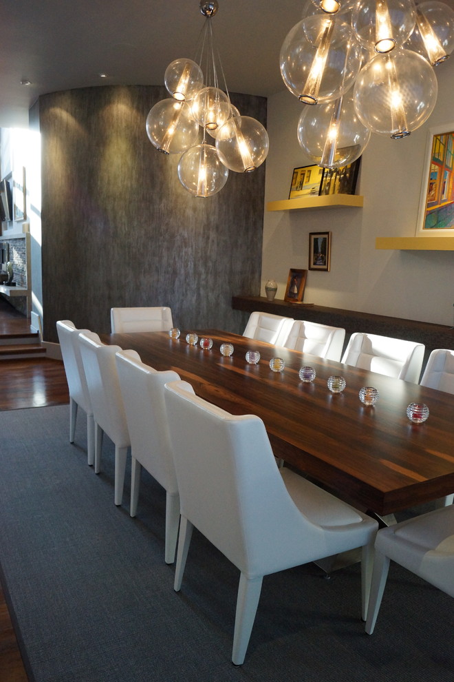 Example of a trendy dining room design in Nashville