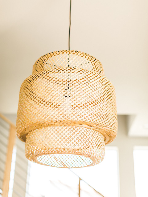 Modern Ikea Sinnerlig Bamboo Pendant SINNERLIG Pendant lamp, bamboo IKEA