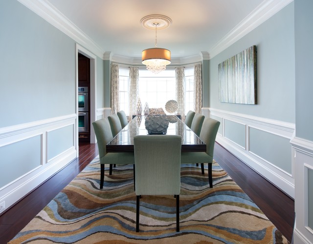 Modern Meets Traditional Home In The Suburbs Dining Room Dc Metro By Olamar Interiors Houzz Ie - Modern Dining Room With Chair Rail Modern Meets Traditional Home In The Suburbs Dining Room Dc Metro By Olamar Interiors Houzz Ie - Modern Dining Room With Chair Rail