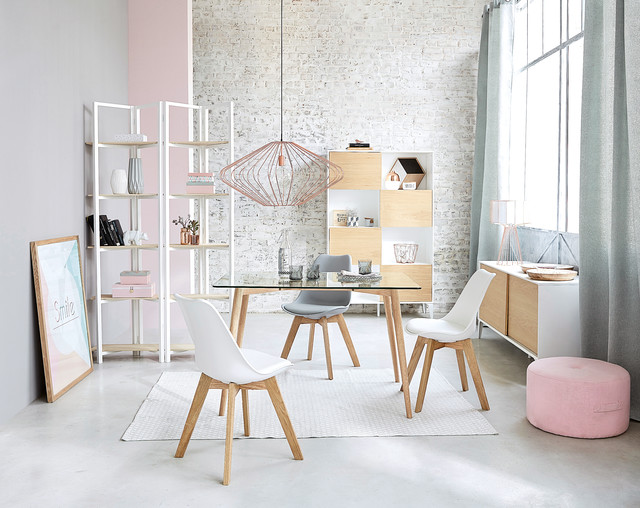 Modern Style Urban Soft Scandinavian Dining Room London by Maisons du Monde UK Houzz