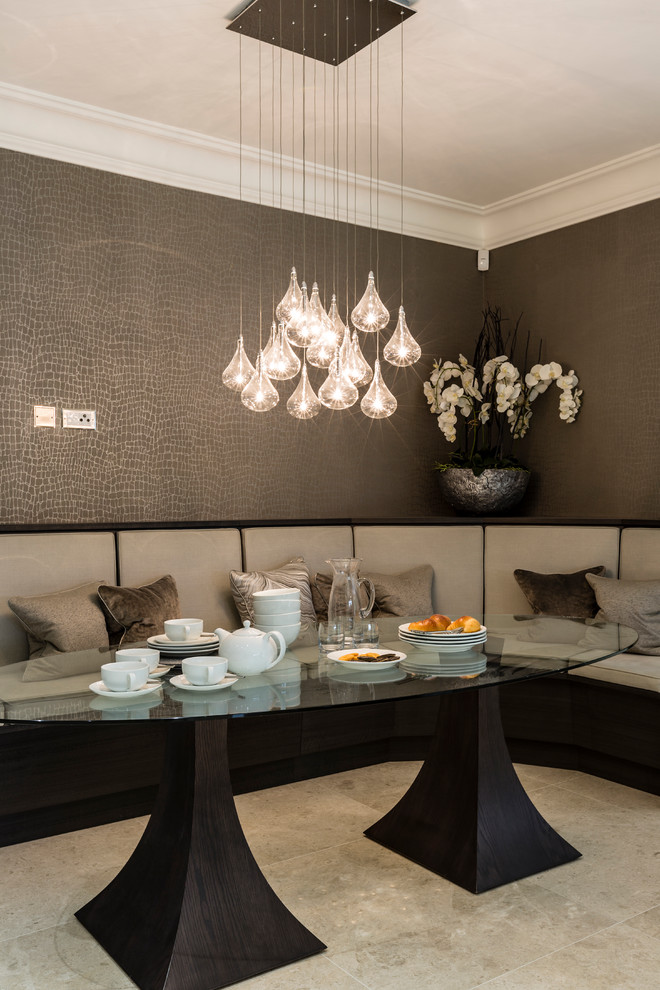 Inspiration for a contemporary dining room remodel in Surrey