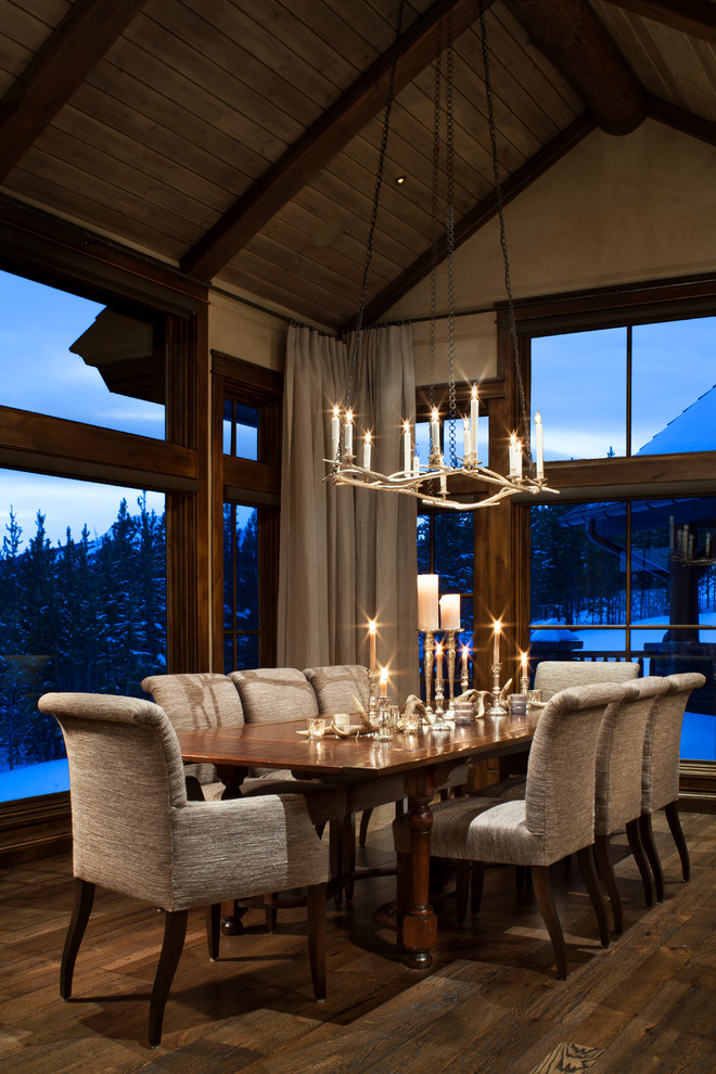 Mountain Home Remodel Rustic Dining Room Other by Highline