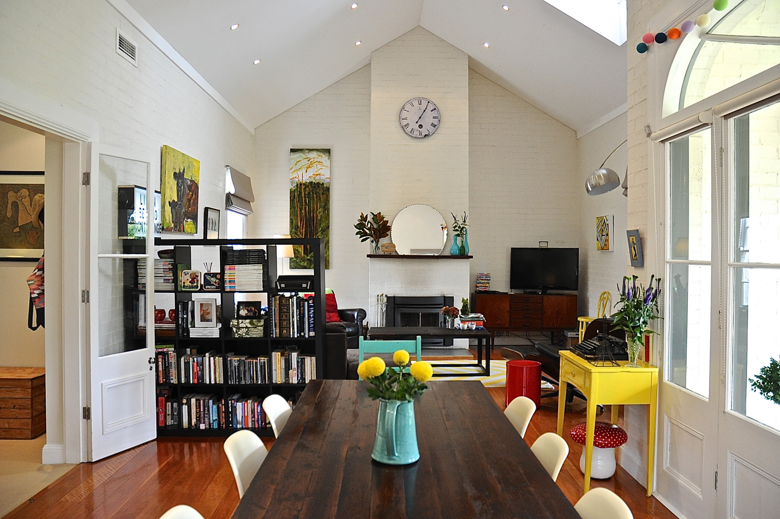 My Houzz Eclectic Style And Color Rule Here Eclectic Dining Room Adelaide By Luci D Interiors Houzz