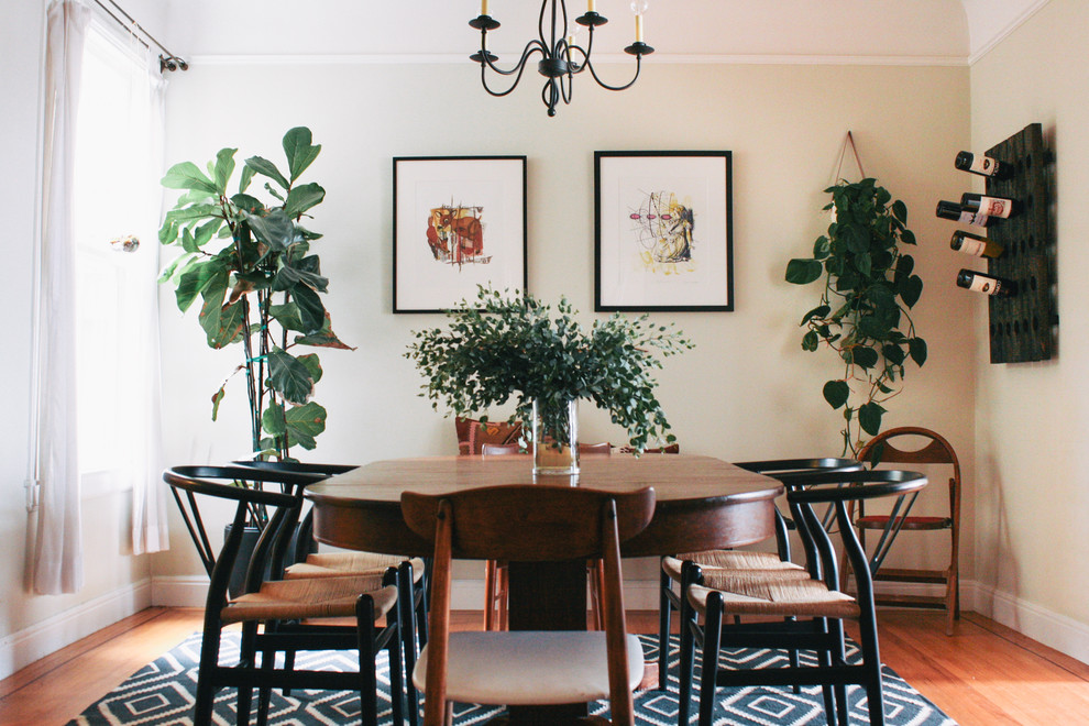 Bohemian dining room in San Francisco.