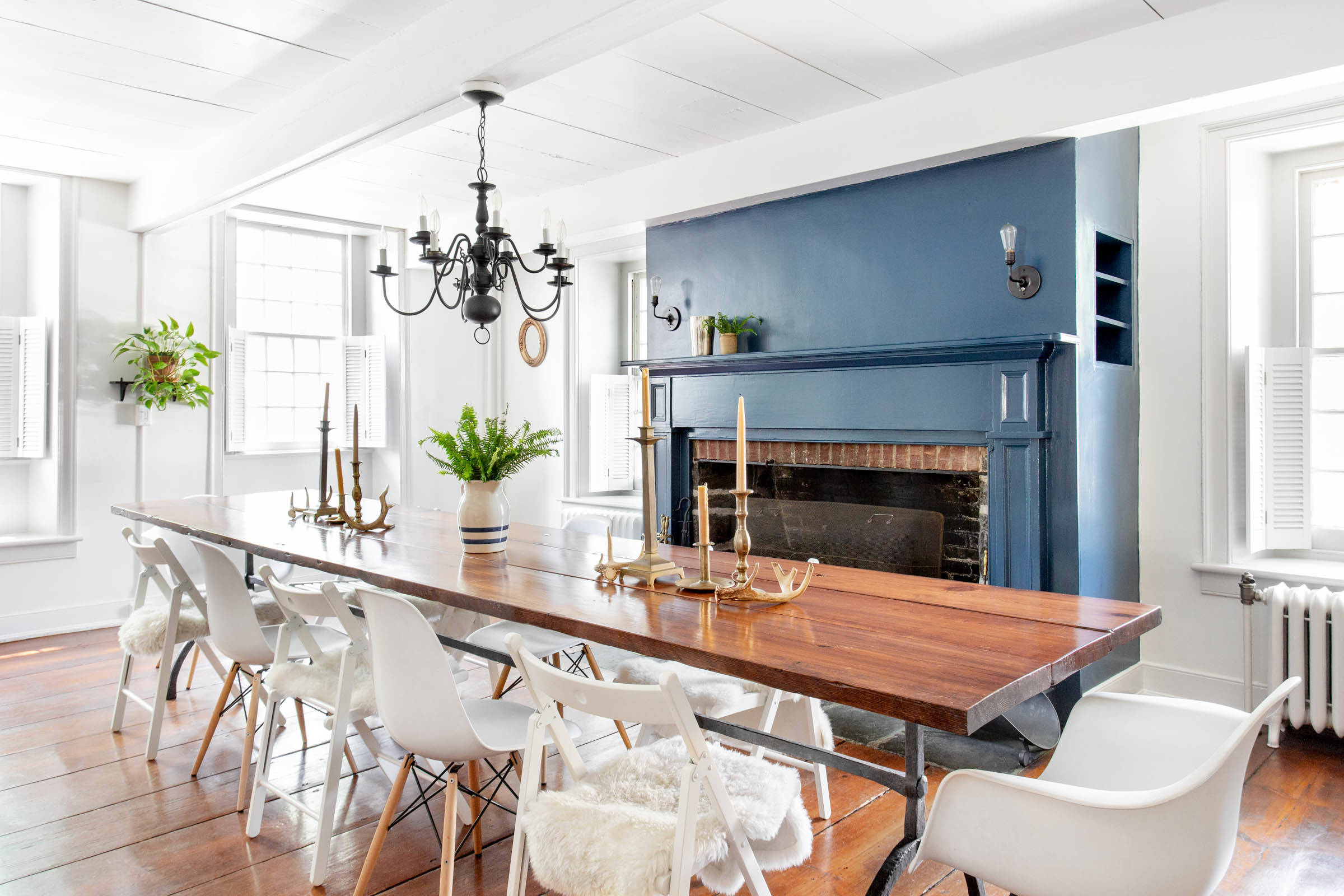 My Houzz Historic 1680 Fixer Upper In The Hudson Valley Farmhouse Dining Room Other By Rikki Snyder Houzz
