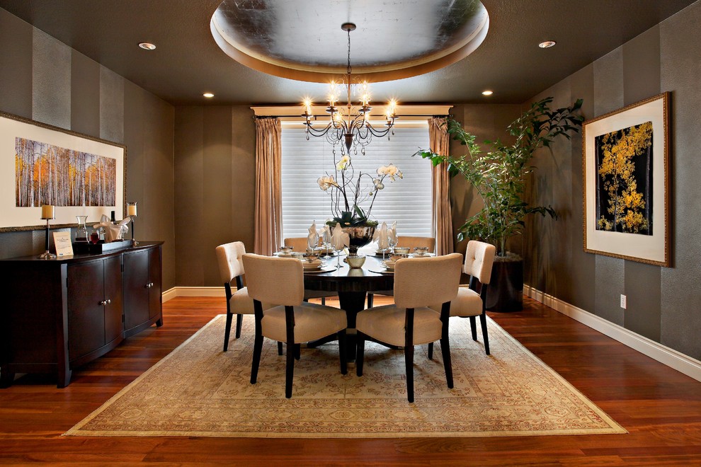 Elegant dining room photo in Portland