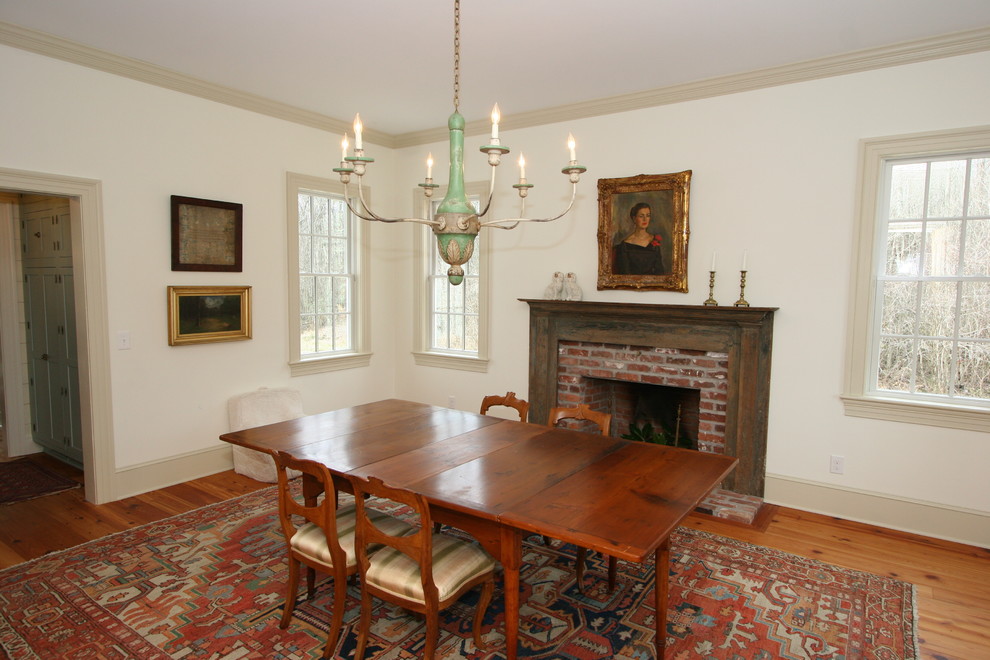 Photo of a medium sized rural dining room in Baltimore.