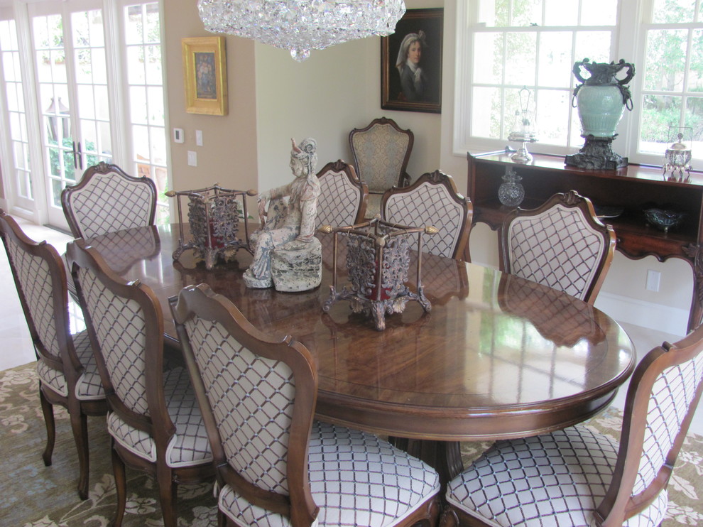 Photo of a classic dining room in Orange County.