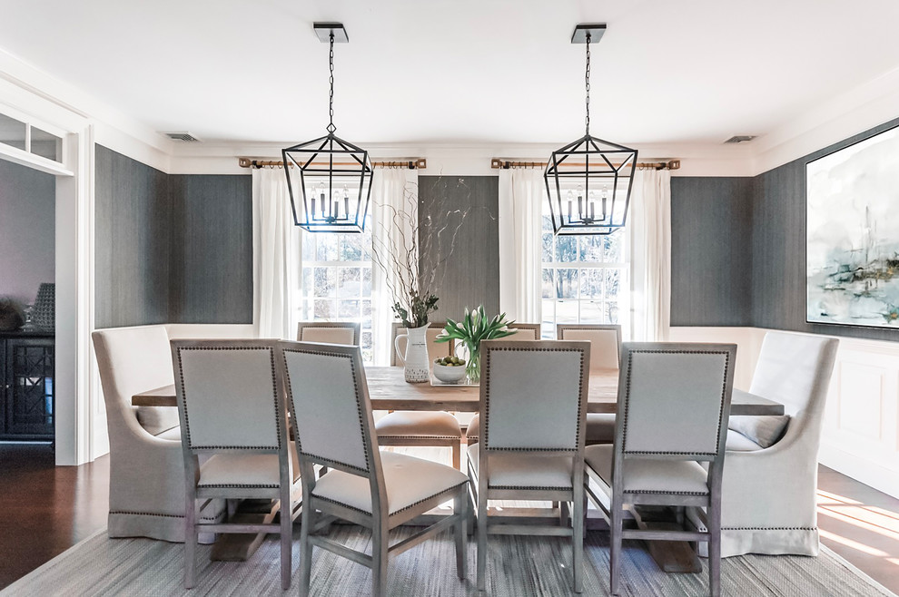 Nj Country House Modern Farmhouse Dining Room Transitional Dining Room Newark By Curated Nest Houzz