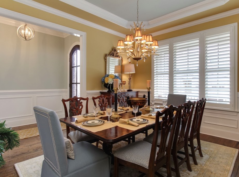 Photo of a medium sized classic dining room in Raleigh.