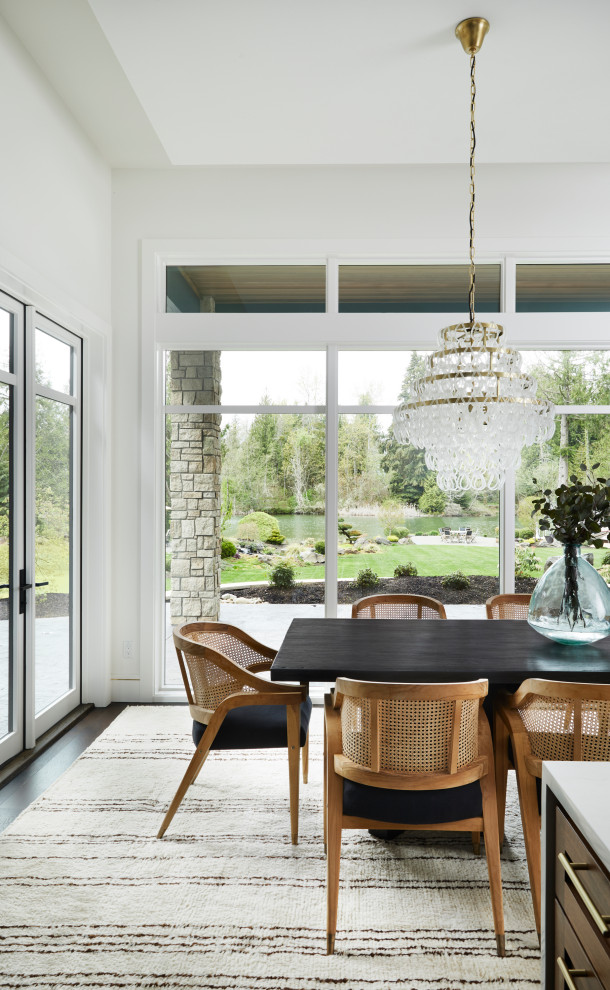 Not Your Average Lakehouse Contemporary Dining Room Seattle by