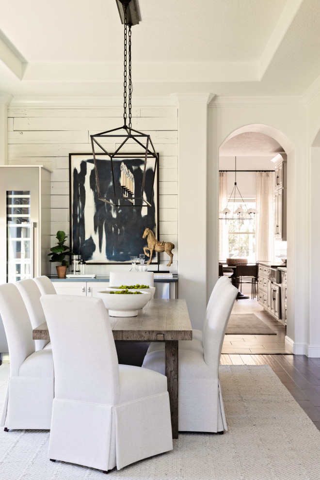 Inspiration for a coastal dining room remodel in Orlando