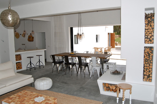 Old Finca - complete refurbishment - Contemporary - Living Room