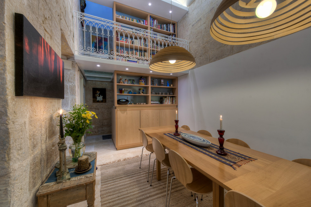 Dining room - mediterranean dining room idea in Other