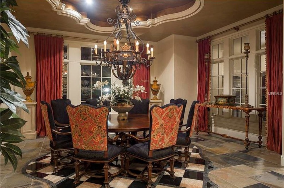 Inspiration for an expansive traditional dining room in Orlando.