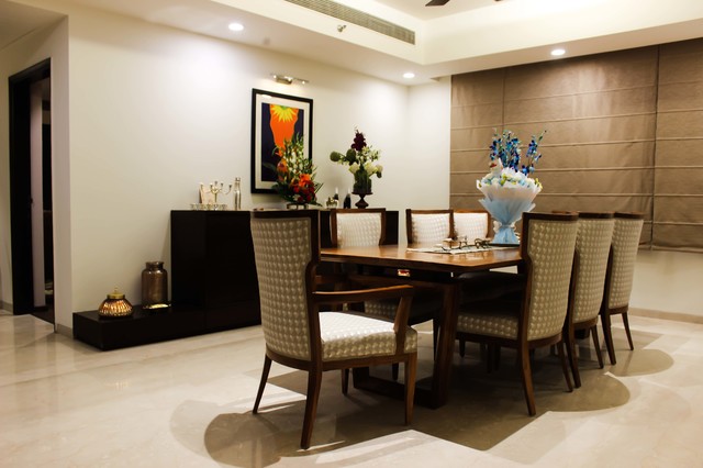 Omaxe Apartments Faridabad - Indian - Dining Room - Delhi - by Grey ...