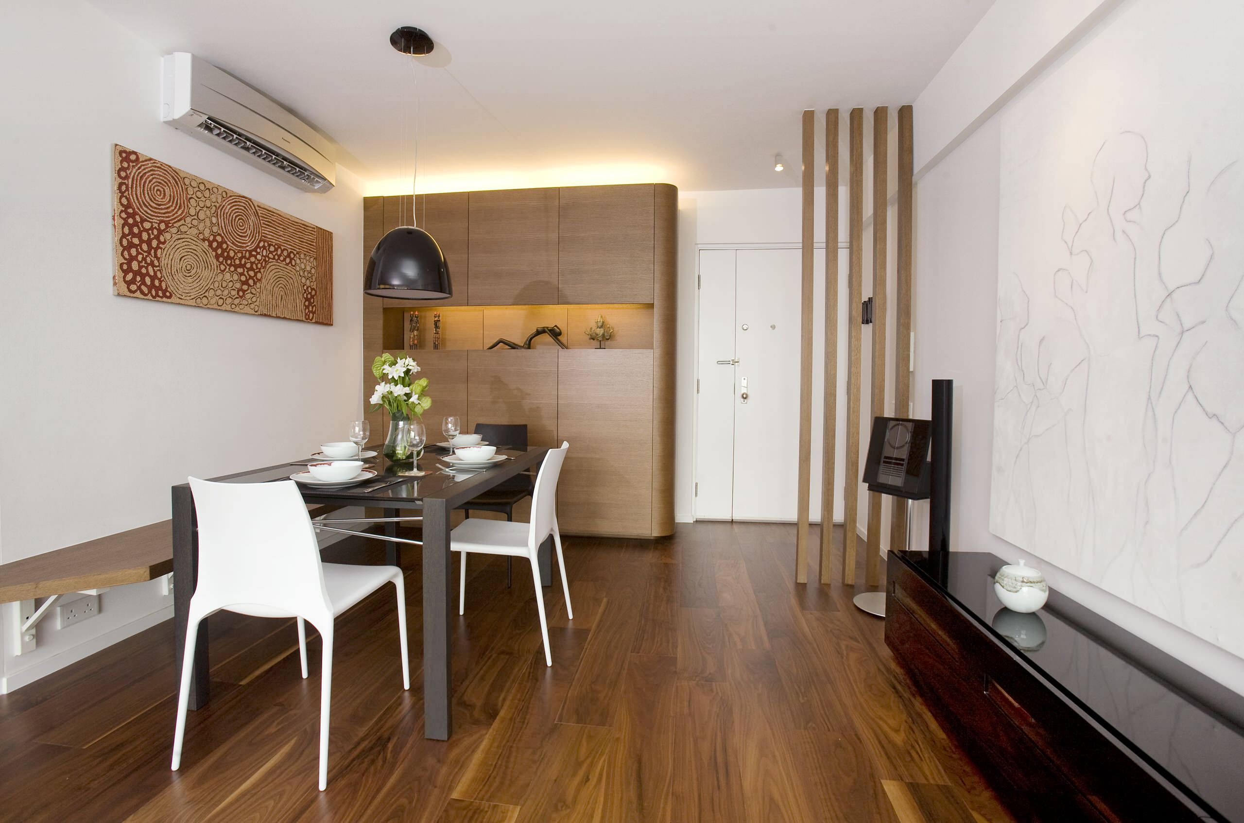 One Robinson Place - Minimalistic Design with an Artistic Touch -  Contemporary - Dining Room - Hong Kong - by Clifton Leung Design Workshop -  CLDW.com.hk | Houzz