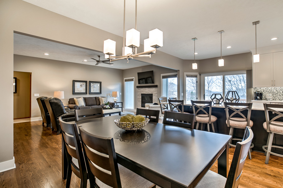 Open Concept Kitchen/ Living Room/ Dining Room in West Omaha ...