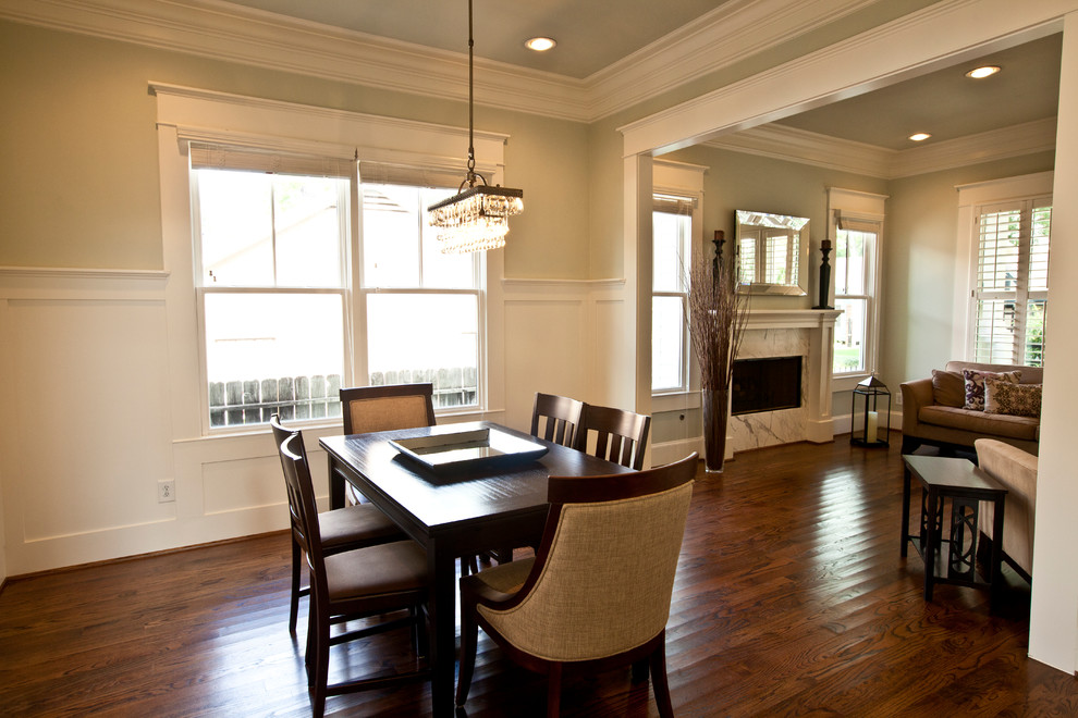 Inspiration for a timeless dining room remodel in Houston