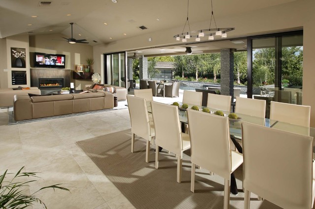 Open Plan Kitchen - Contemporary - Dining Room - Sacramento - by Debbie R.  Gualco | Houzz