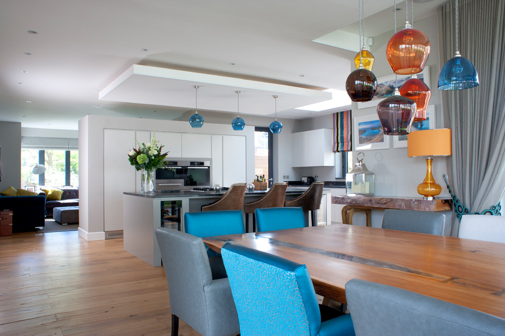 Open Plan Living Contemporary Dining Room Other by Neil Davis