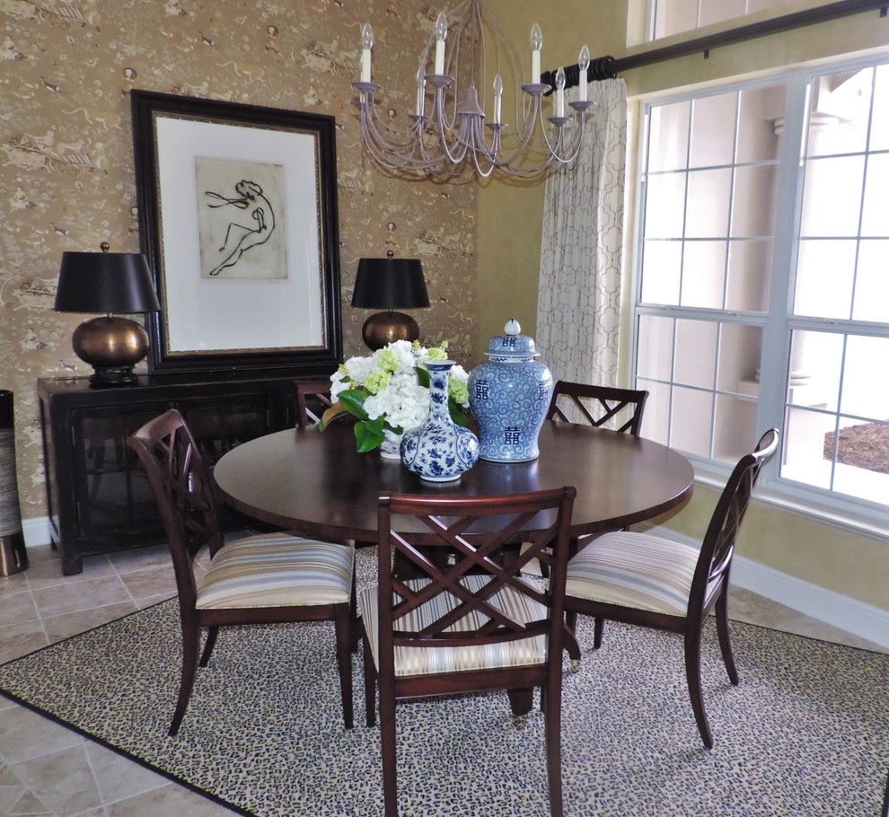 Oriental Formal Living & Dining Room Asian Dining Room Orlando