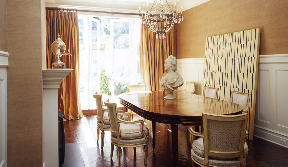 Elegant dining room photo in San Francisco